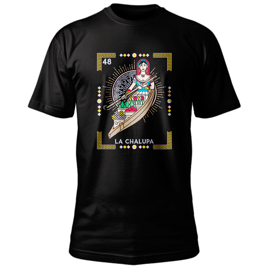 Playera de "La Chalupa" Lotería mexicana