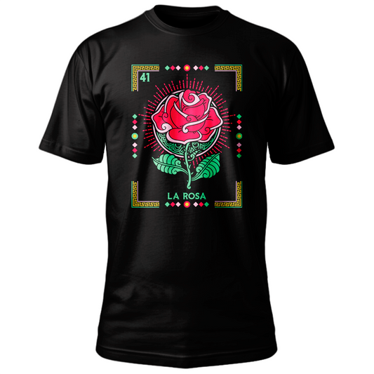 Playera de "La Rosa" Lotería mexicana