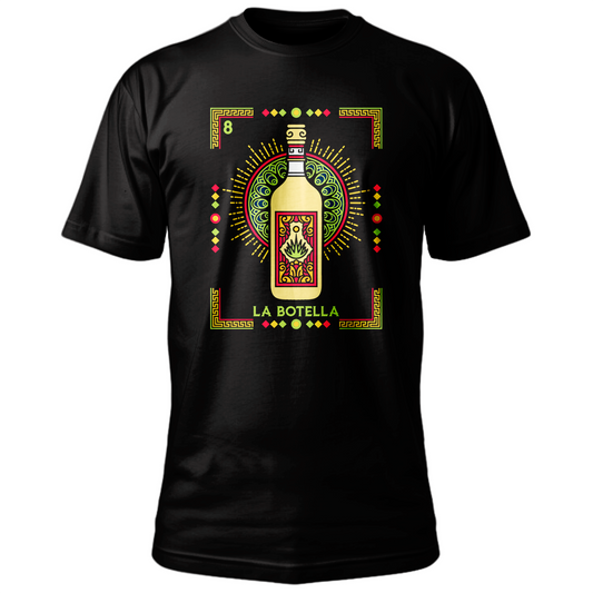 Playera de "La Botella " Lotería mexicana