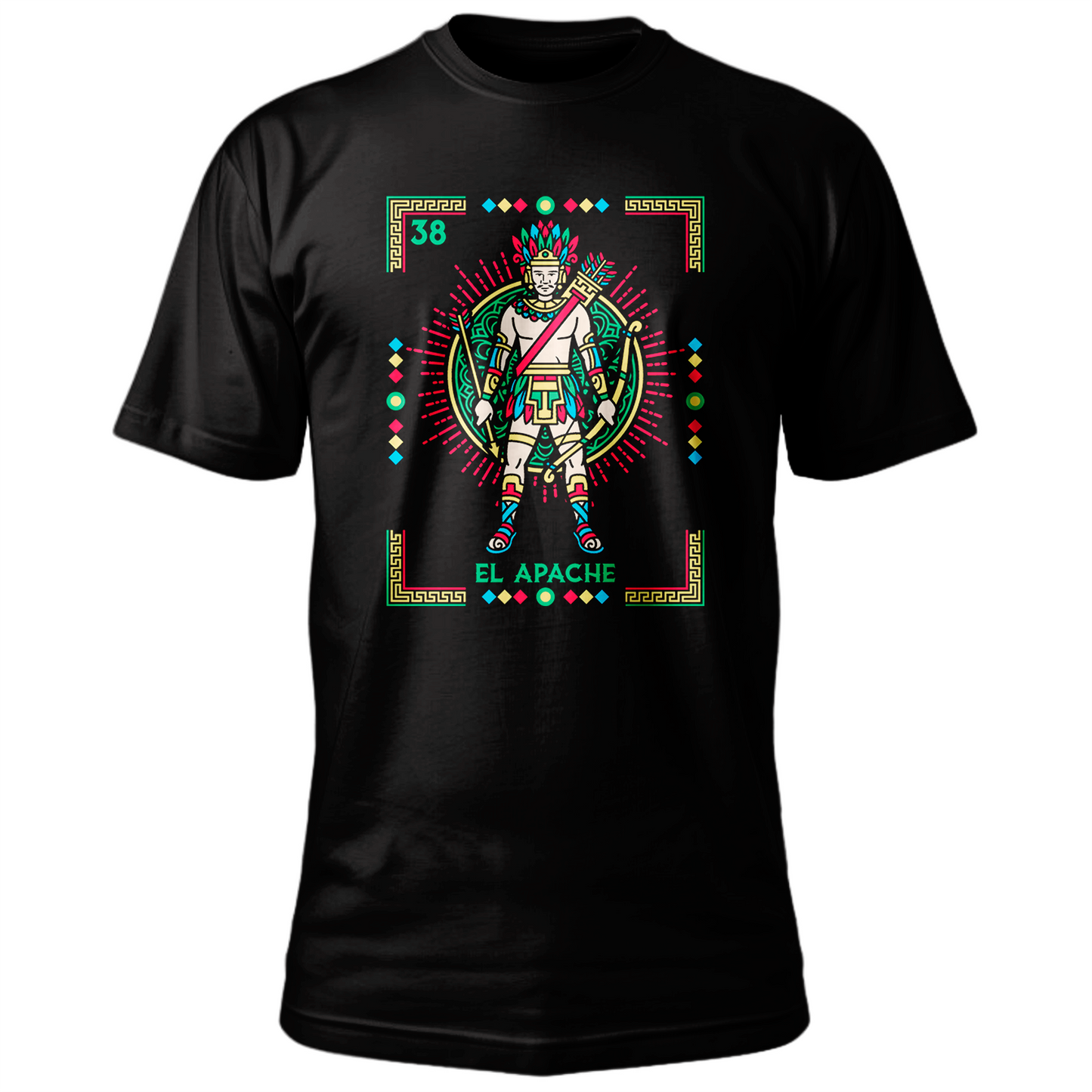 Playera de "El Apache " Lotería mexicana