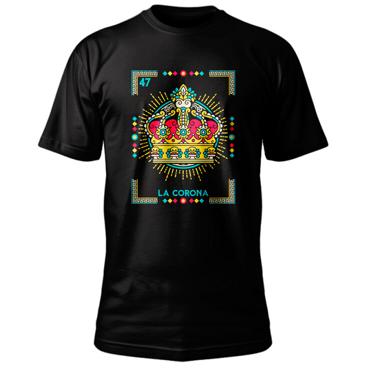 Playera de "La Corona " Lotería mexicana