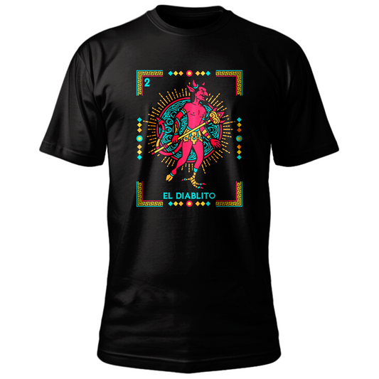 Playera de "El Diablito" Lotería mexicana