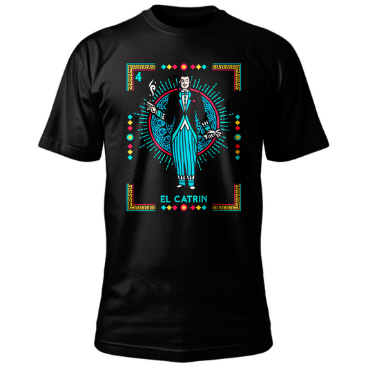 Playera de "El Catrín" Lotería mexicana