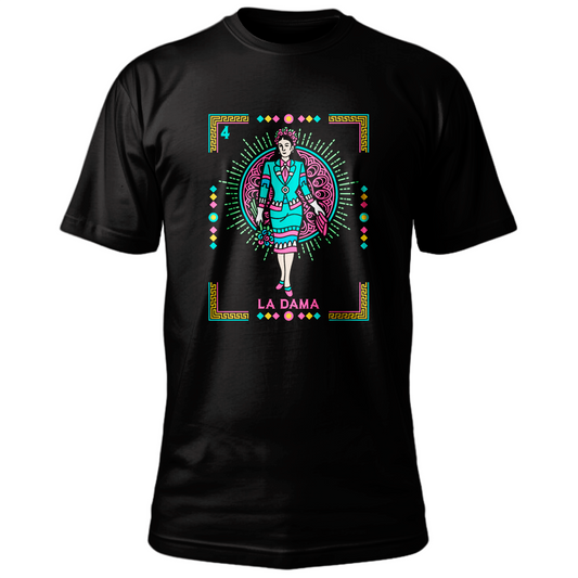 Playera de "La Dama" Lotería mexicana