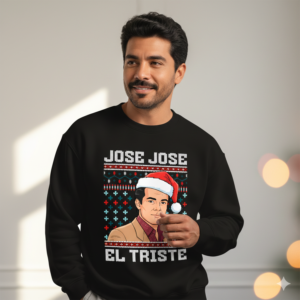 Suéter Navideño José José – Edición Especial Ugly Sweater