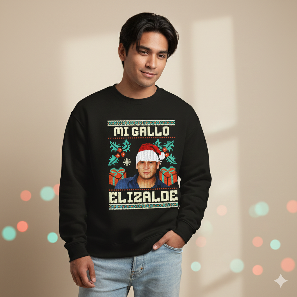 Suéter Navideño “Valentín Elizalde” – Ugly Sweater Edición Especial