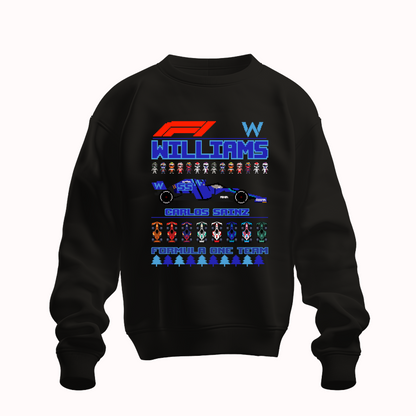 Suéter Navideño Ugly Sweater de Carlos Sainz x Escudería Williams | Edición Especial