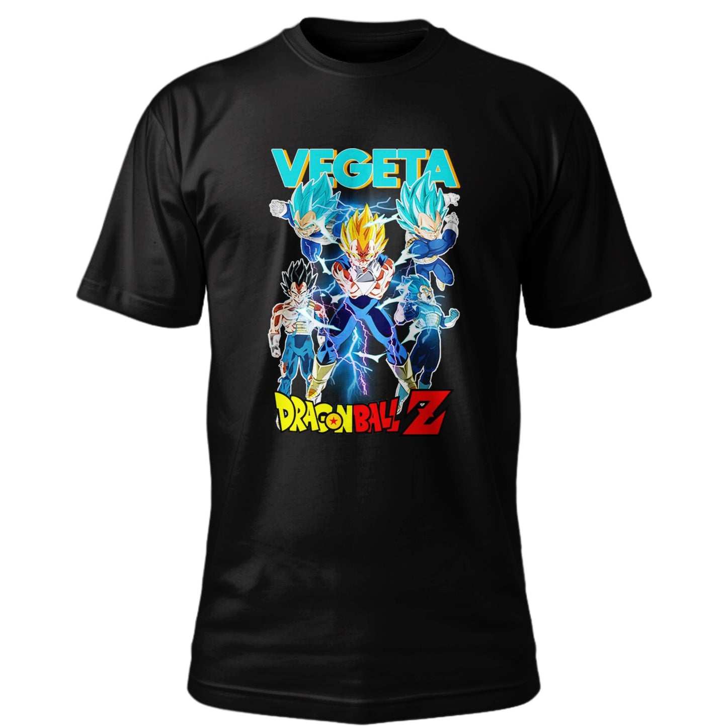 Playera Dragon Ball "Vegeta Transformaciones"