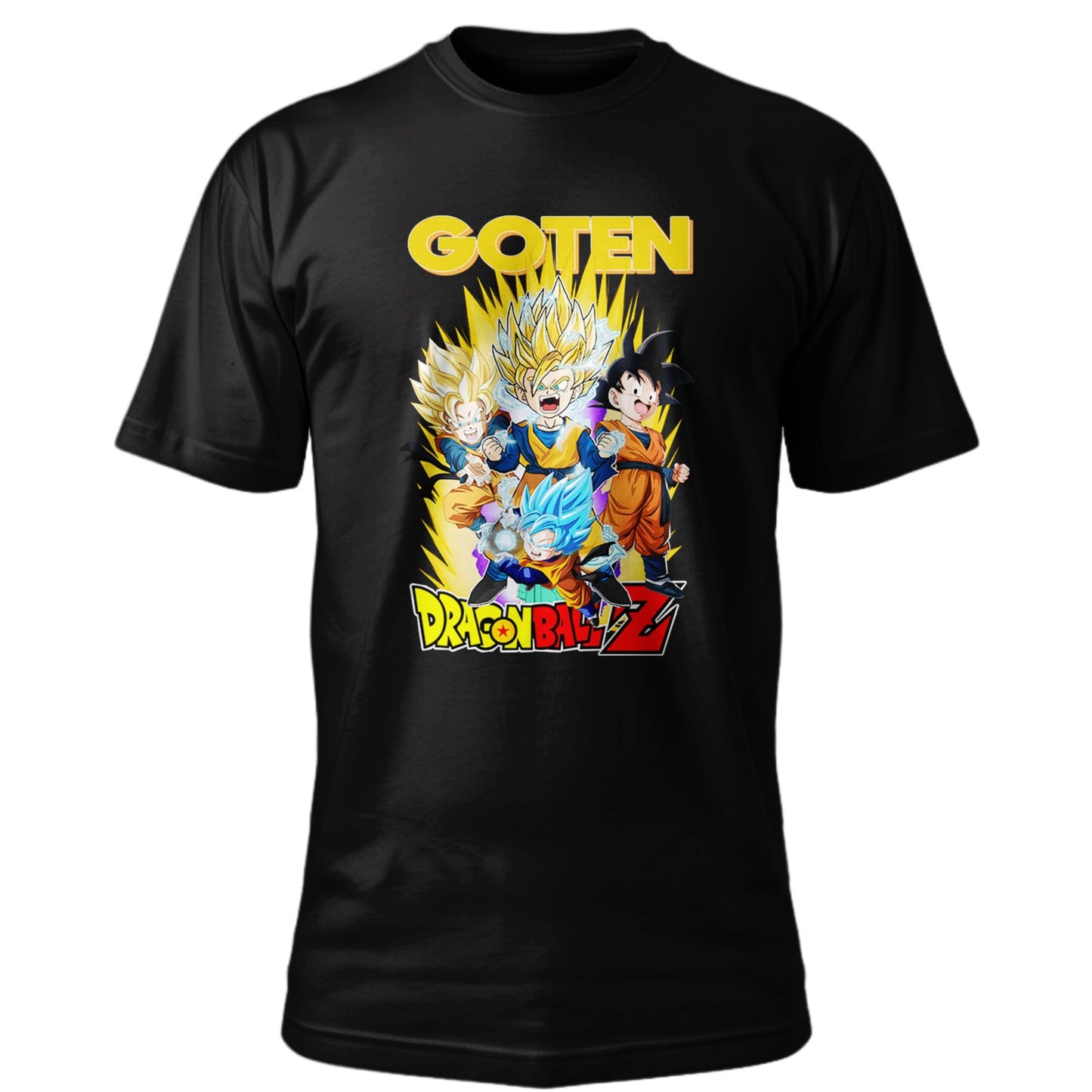 Playera Dragon Ball "Goten Transformaciones"