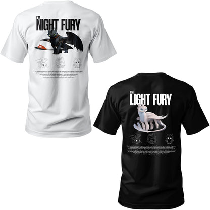 Playera de pareja "Como entrenar a tu dragón"