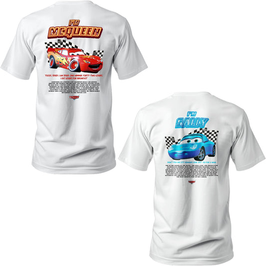 Playera de pareja "Cars"