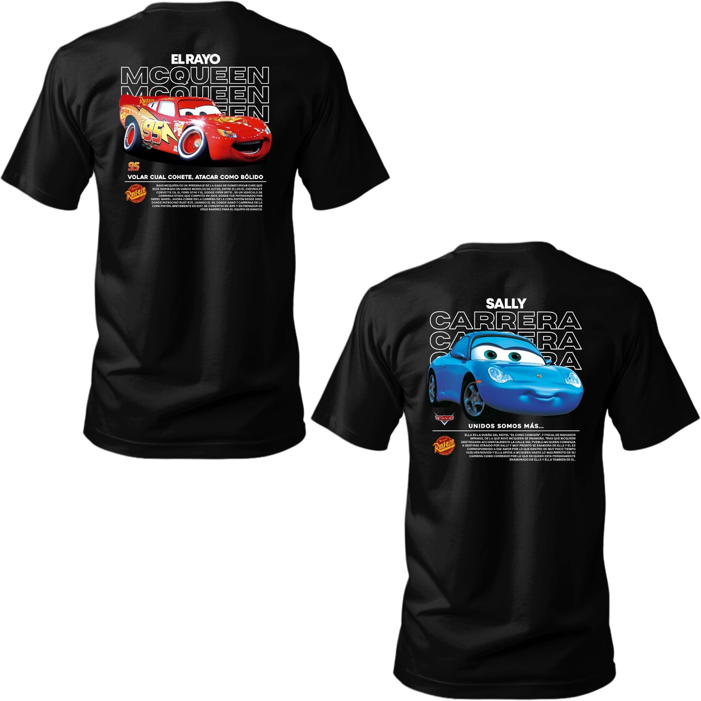 Playera de pareja "El Rayo y Sally".