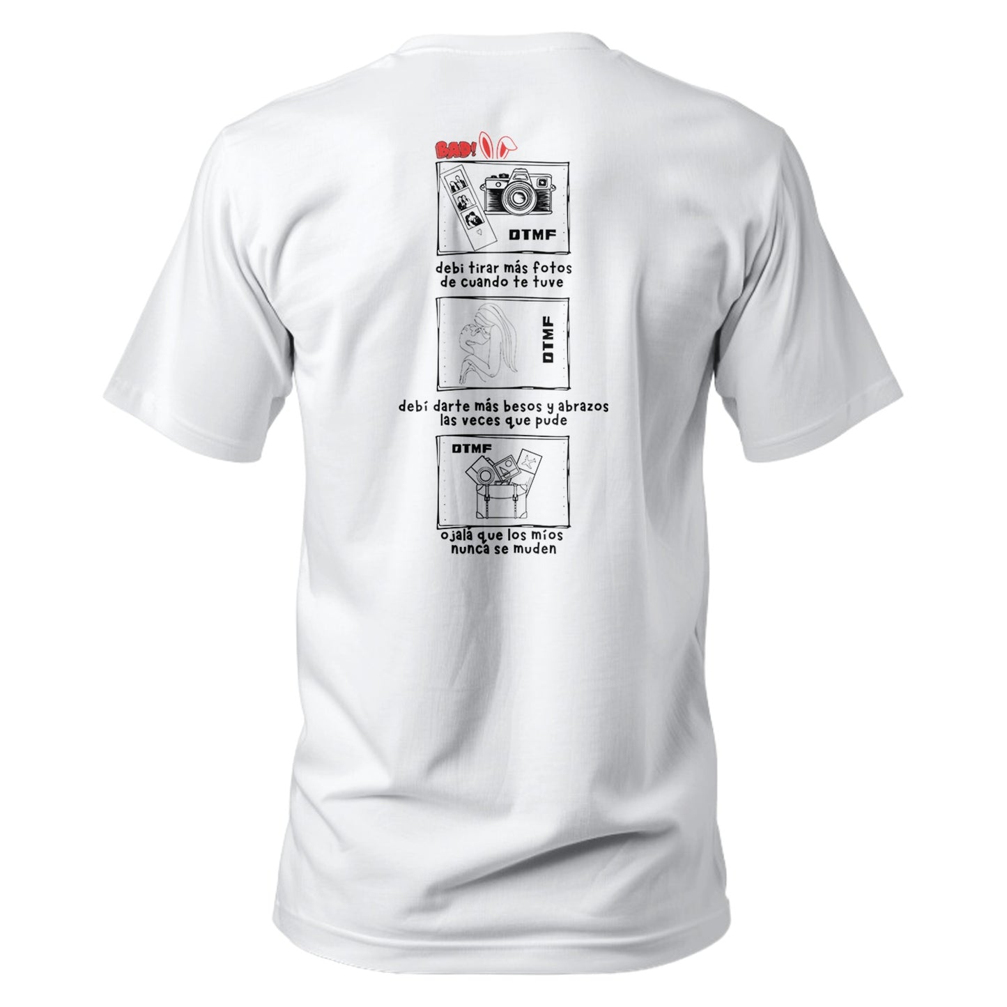 Playera Bad Bunny DTMF Canción.