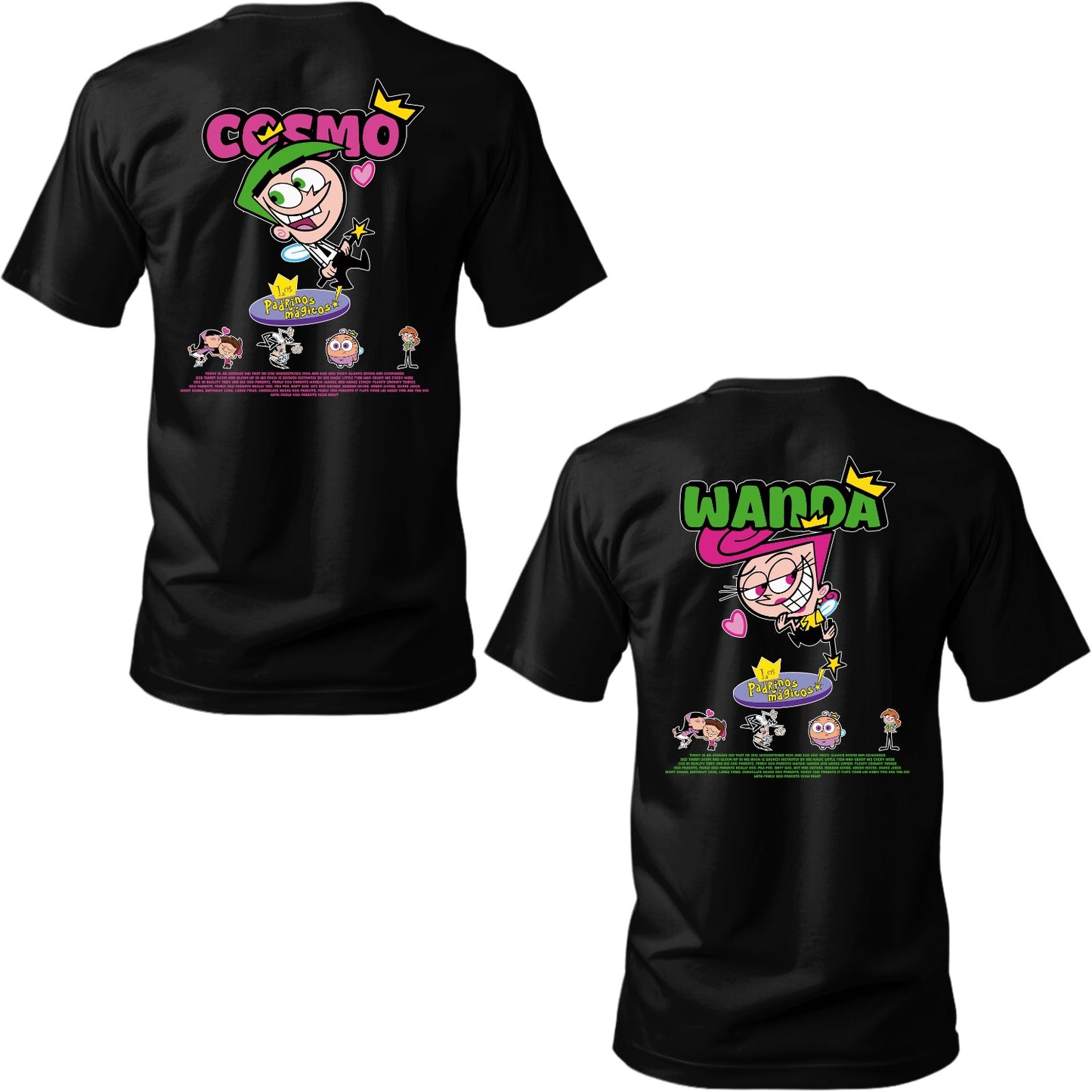 Playera de pareja "Los Padrinos Mágicos"