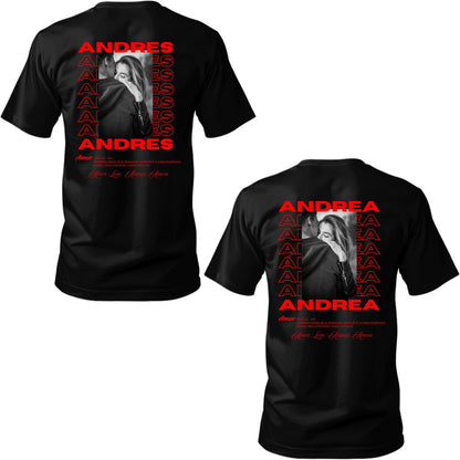 Playeras de pareja "Nombres"