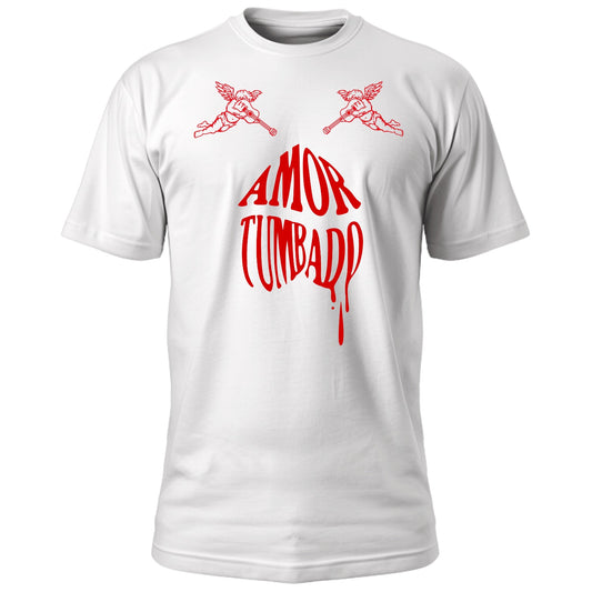 Playera Corridos Tumbados "Amor Tumbado" Blanca