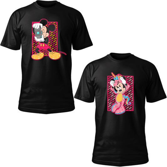 Playeras de pareja "Mickey y Minnie"