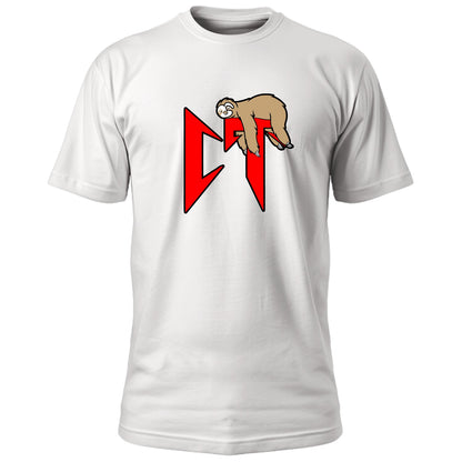 Playera Corridos Tumbados "CT" Blanca.