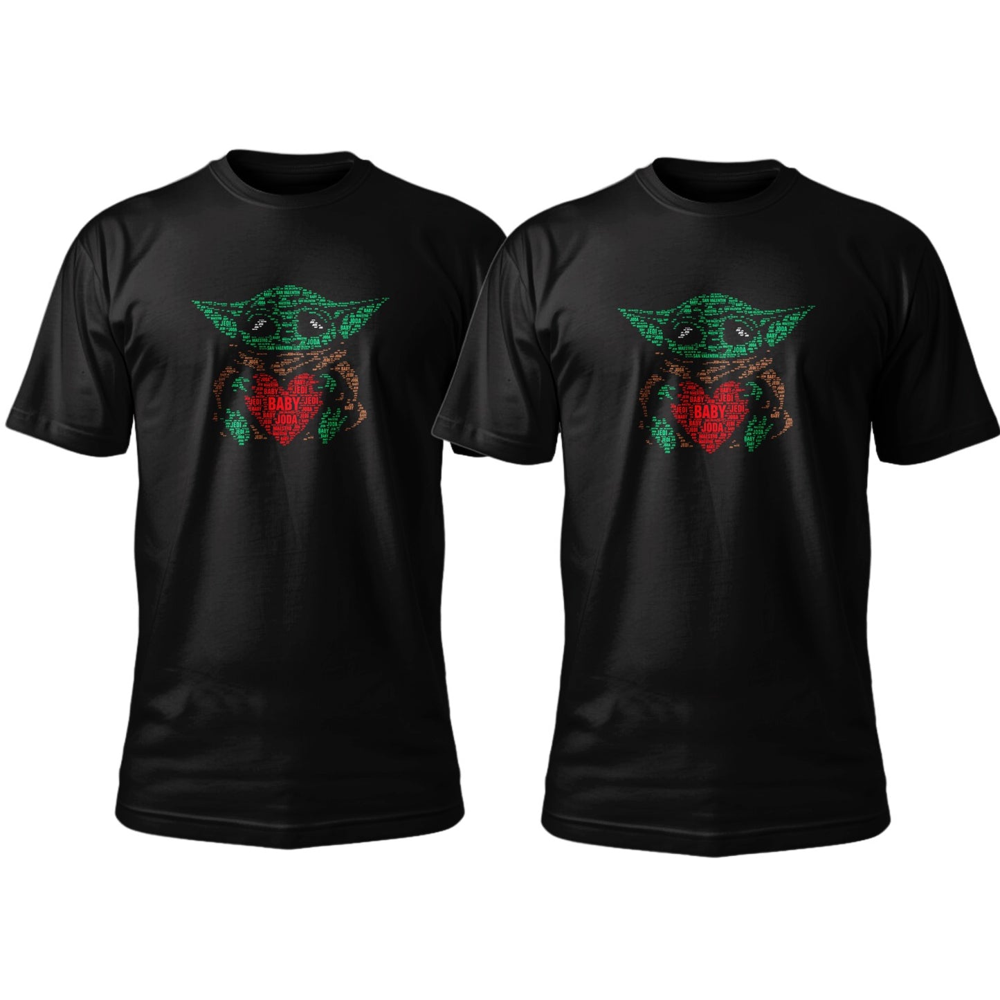 Playeras de pareja "Yoda"